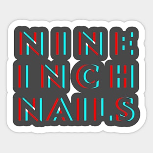 Nine Inch Nails Horizon Glitch Sticker